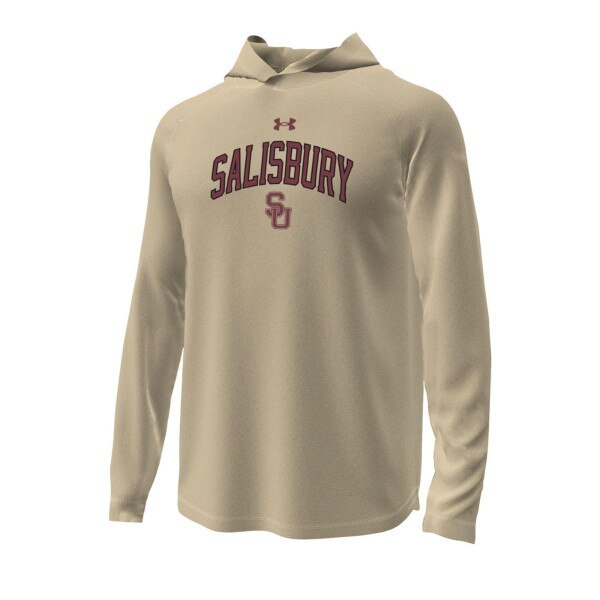 Taupe Long-Sleeve Hooded SU Tee